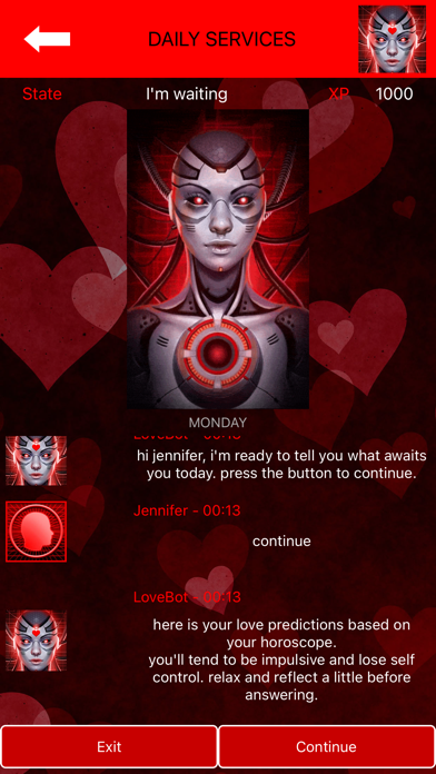 LoveBot Relationship Oracle Screenshot