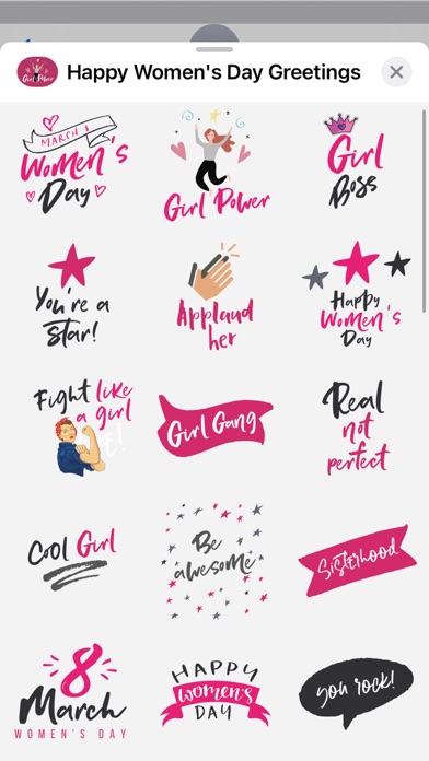 Screenshot #2 pour Happy Women's Day Greetings