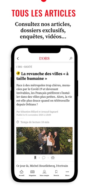 L'Obs – actu et information on the App Store