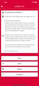 Canadian Pizza Unlimited screenshot #4 for iPhone