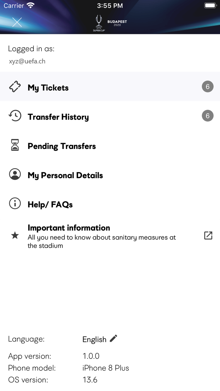 UEFA Super Cup 2020 Tickets