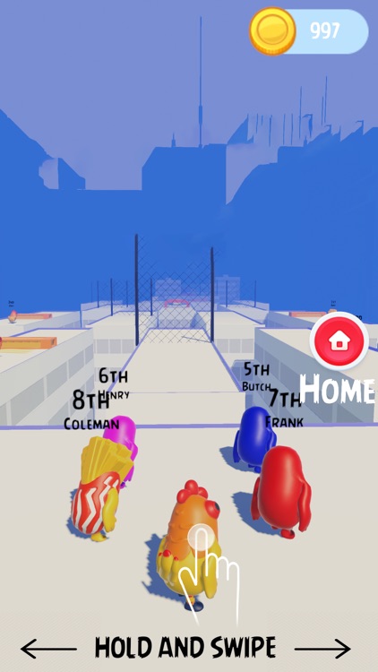 3D Fall Run: Guys In Parkour