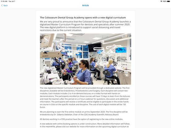 Screenshot #6 pour Colosseum Dental Group Hub