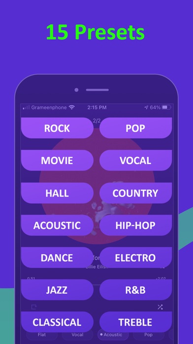 Bass Booster Music Player Screenshot