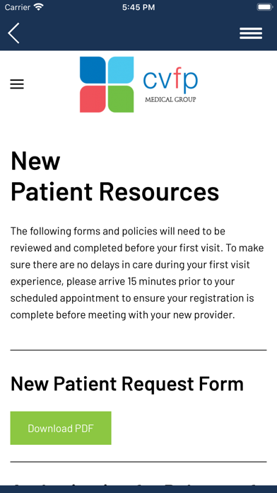 myCVFP Screenshot