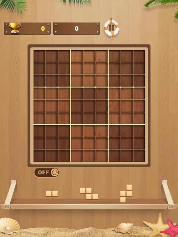 Wood Block Sudoku Puzzle iPad screenshot 4 - Games app