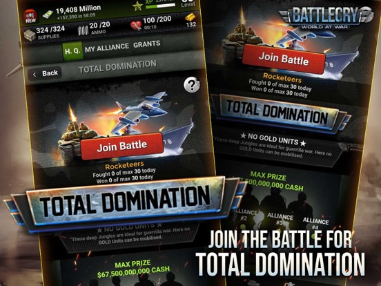 BattleCry: World War Game iPad app afbeelding 7