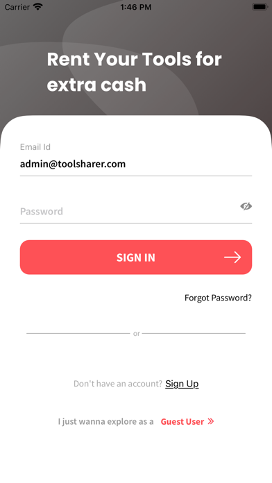 Toolsharer Screenshot