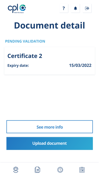 MyCpl Mobile Application Screenshot