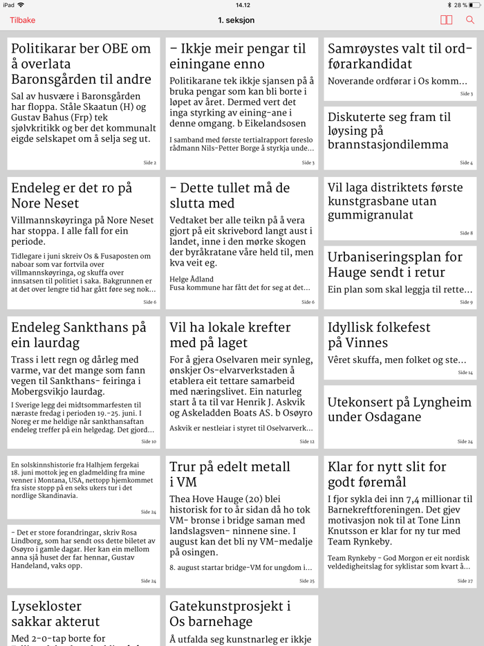 Os and Fusaposten eAvis