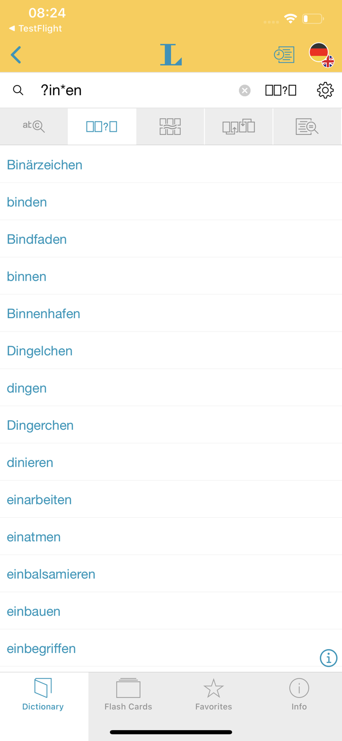 German English XXL Dictionary