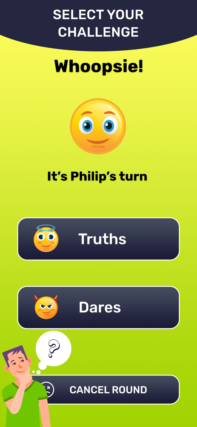 Truth or Dare Spin Bottle Game