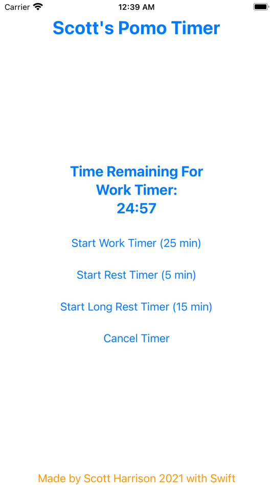#2. Scott's Pomo Timer (macOS) Bởi: Scott Harrison