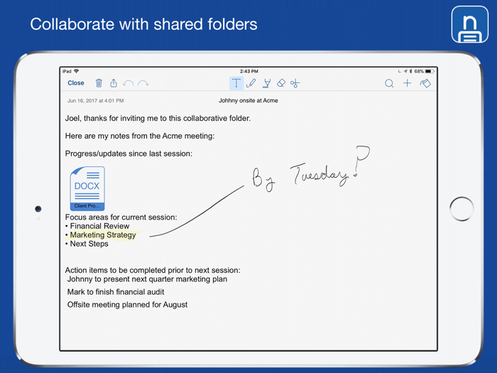 Notate for BlackBerry