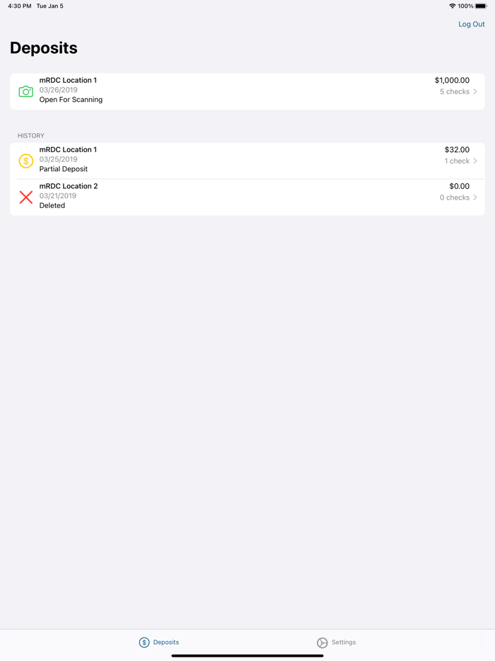 ACU Business Remote Deposit