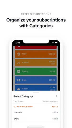 Bobby - Track subscriptions screenshot 4