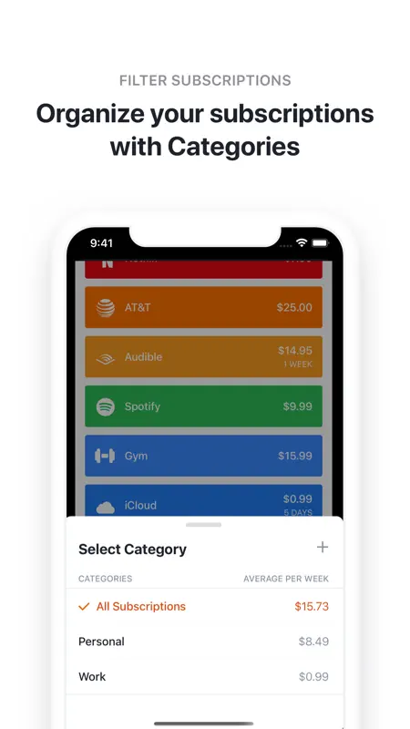 Bobby - Track subscriptions screenshot 4 of 6