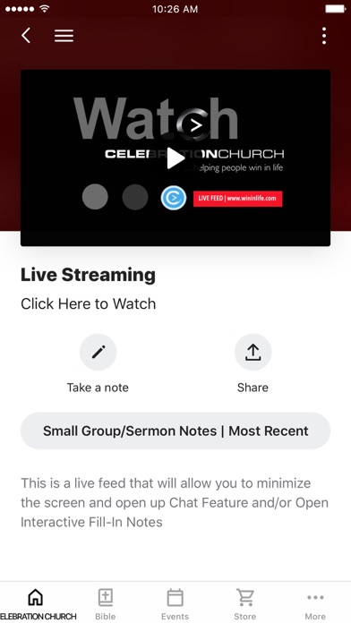 CELEBRATION CHURCH at Columbia Screenshot