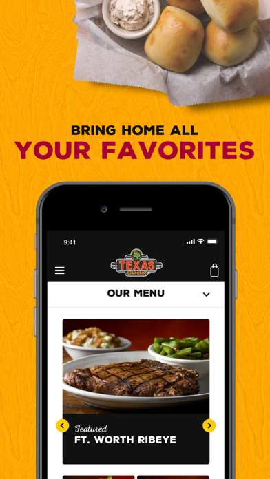 Texas Roadhouse Mobile Screenshot