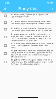 easylist easy to use todo list iphone screenshot 1