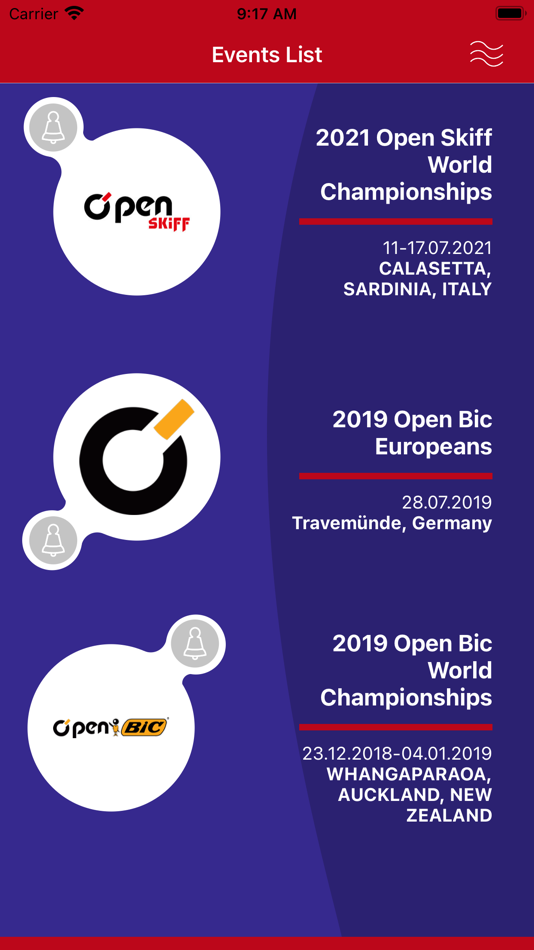 #1. Open Skiff Events (iOS) 由: Common Wombat Krzysztof Swieczkowski