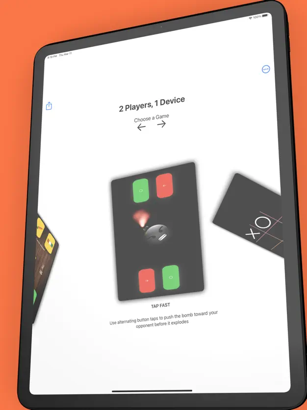 App screenshot for 2 Players 1 Device