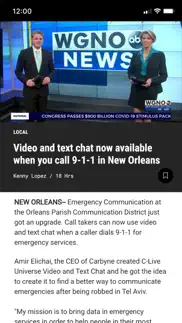 wgno news - new orleans iphone screenshot 2