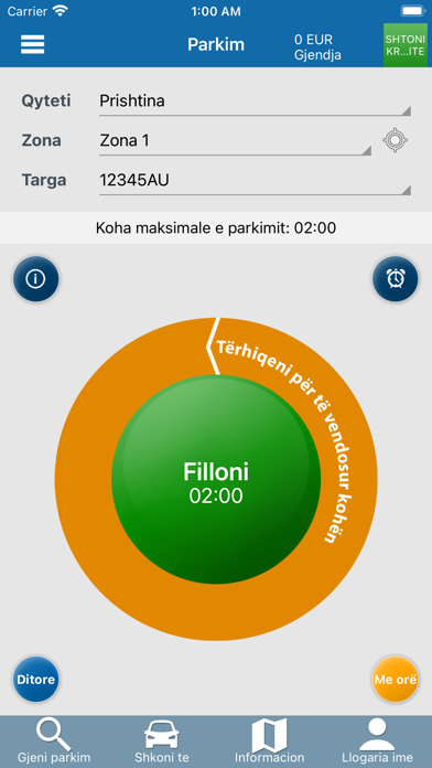 Prishtina Parking Screenshot