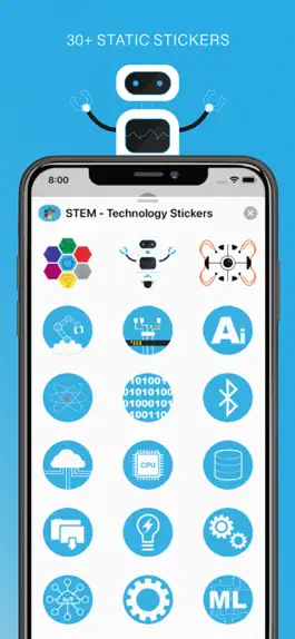 Game screenshot STEM - Technology Stickers apk