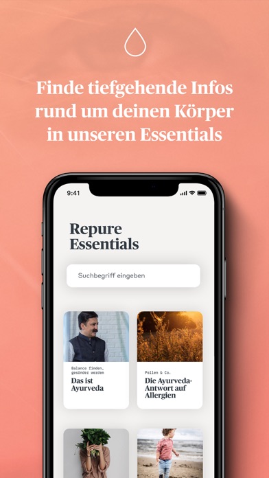 Repure: Ayurveda, Food & Yoga Screenshot