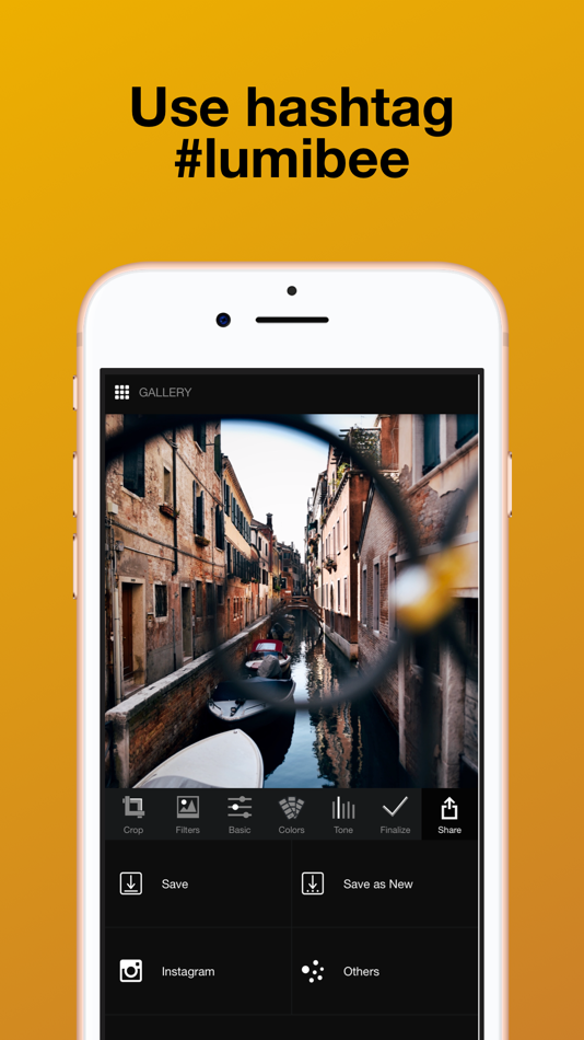 #8. Lumibee - Express Photo Editor (iOS) 由: Tomas Pastorek