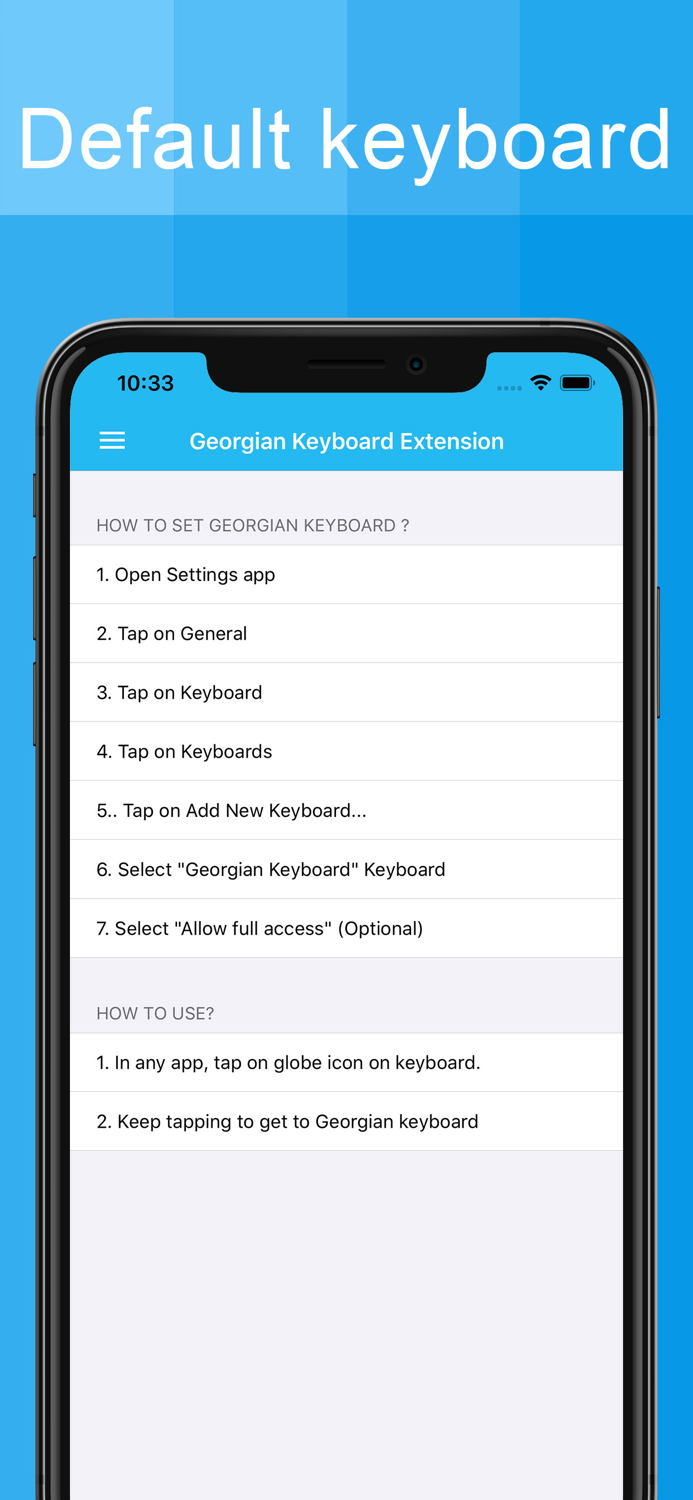 Georgian Keyboard - Translator
