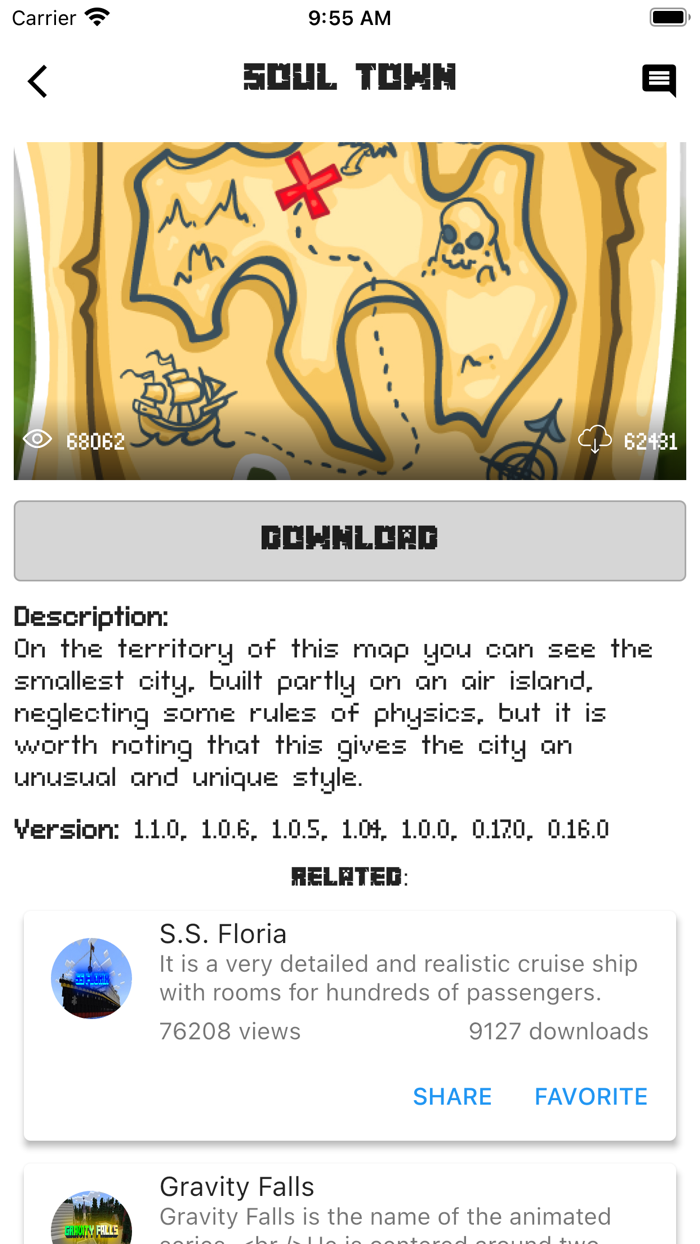 Change Maps for Crafter MCPEDL