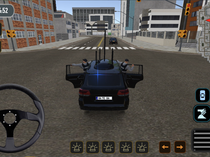 President Police Car Convoy