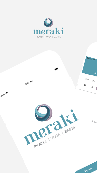 Meraki Health & Fitness Screenshot