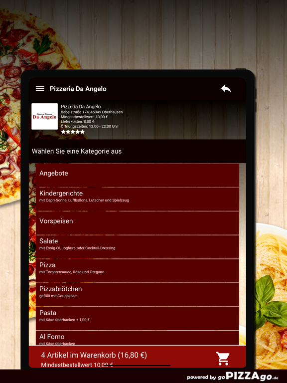 Pizzeria Da Angelo Oberhausen screenshot 8