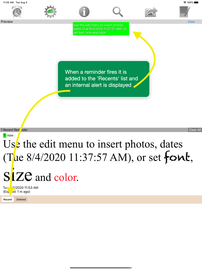 Menu Minder - To Do Reminders