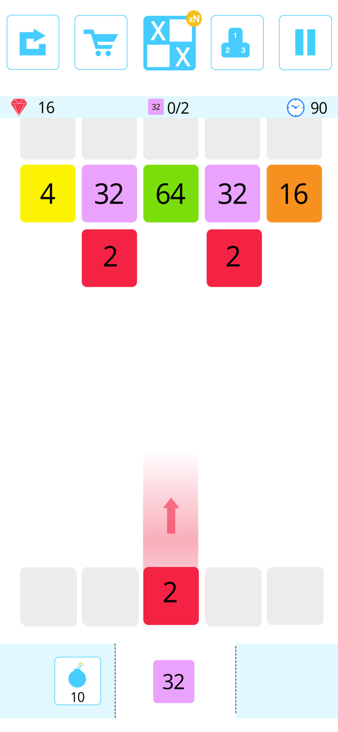 Shoot and Merge the numbers