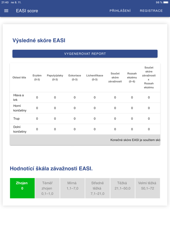 Screenshot #5 pour EASI score
