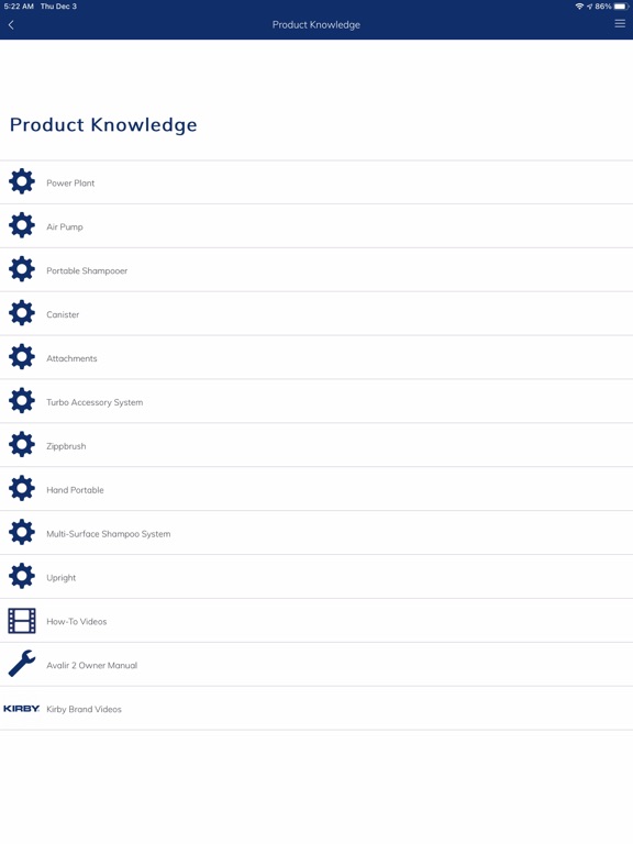 Screenshot #6 pour Independent Kirby Dealer App