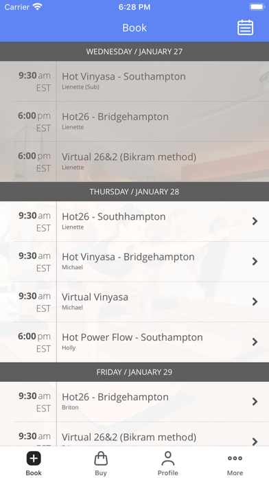 Hamptons Hot Yoga Screenshot