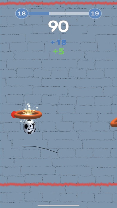 Screenshot #1 pour Jump Shot - Bouncing Ball Game