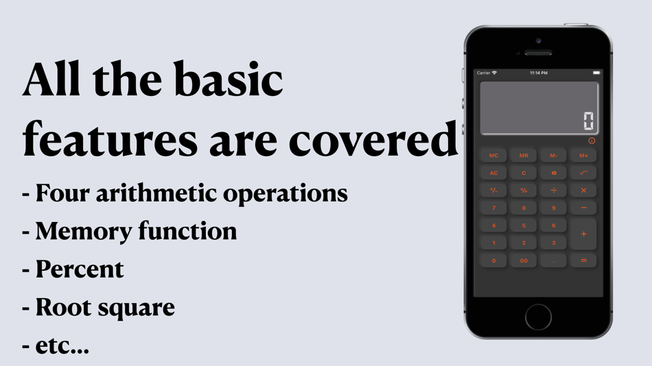 #2. calcneu - Simple calculator (iOS) 由: YOSHIYUKI SOUMA