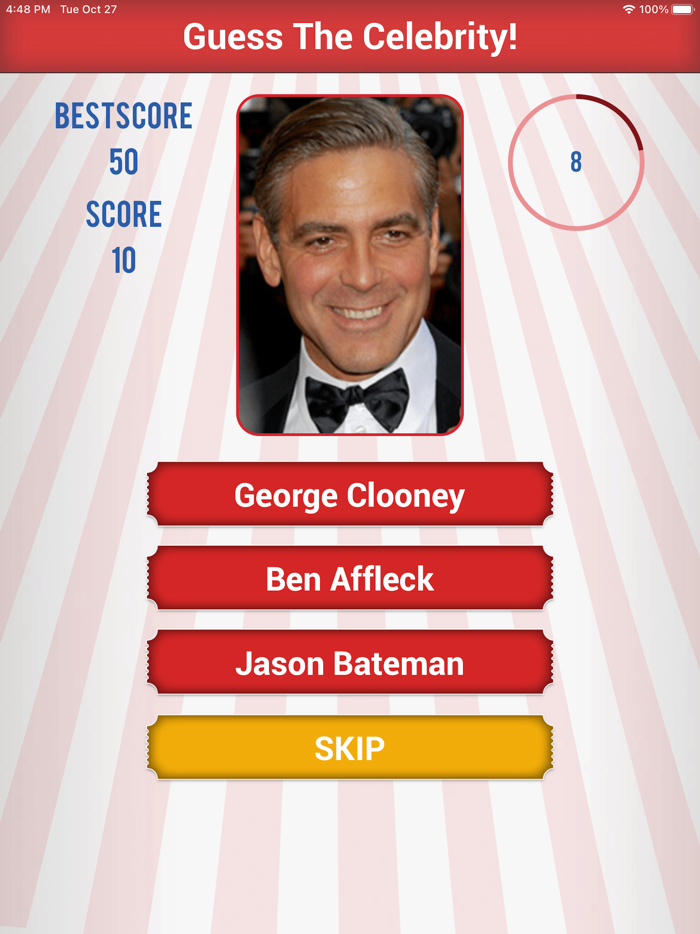 Movies Celebrity Guess Quiz