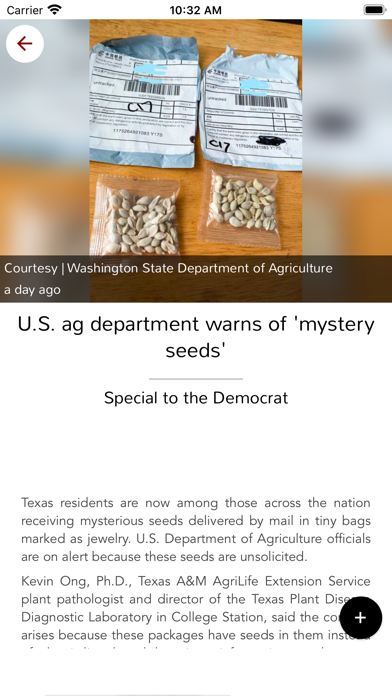 Weatherford Democrat Screenshot