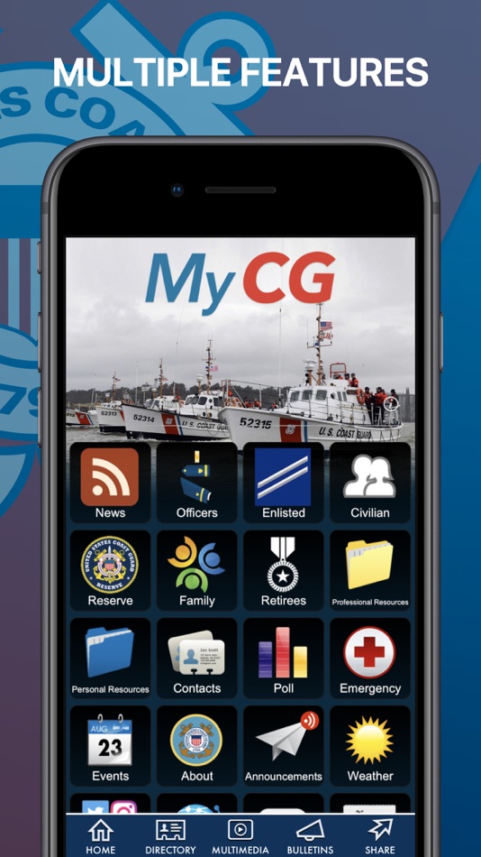#2. MyCG (iOS) 由: U.S. Coast Guard