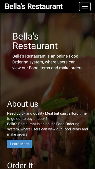 Bella's Restaurant NY Screenshot