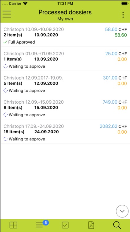 Soreco Xpenses Cloud screenshot-7