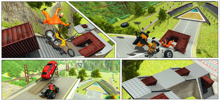 Bike Crash 2021 Beam Drive 3D