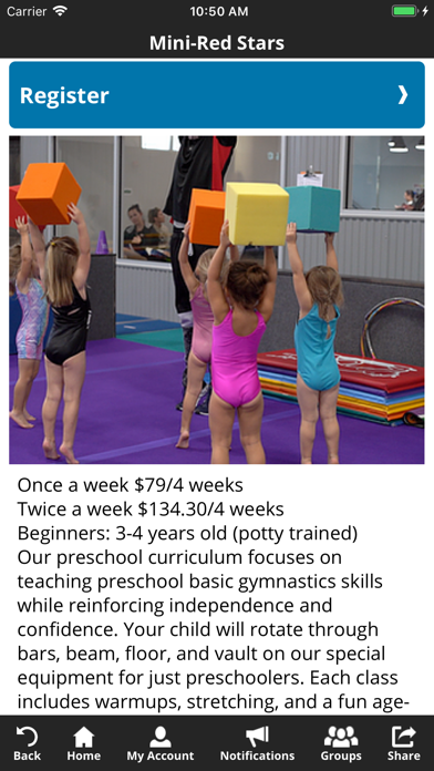 All American Gymnastics Screenshot